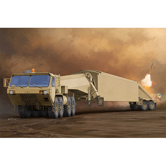 Trumpeter 01059 Сборная модель радара M983 Tractor with AN/TPY-2 X Band Radar (1:35)