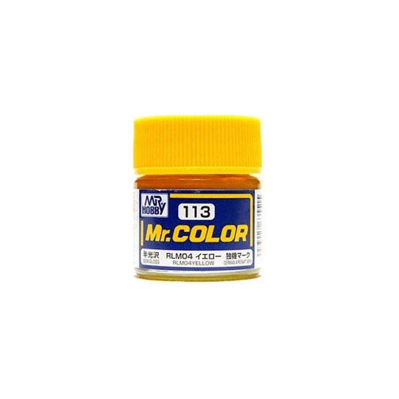 Mr Color C113 Краска эмалевая полуматовая RLM04 YELLOW 10 мл